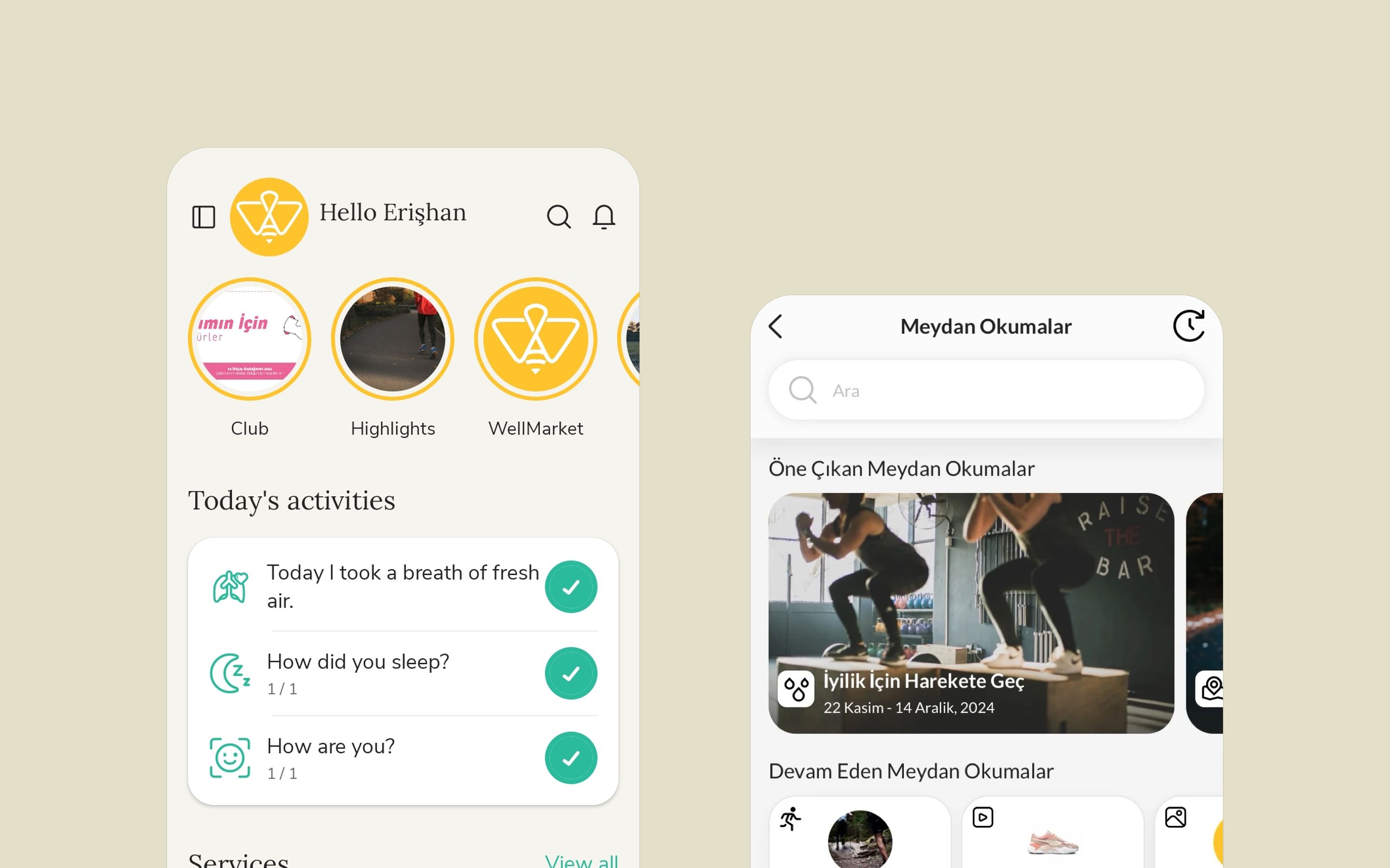 Wellbees ekran görüntüsü